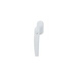 Poign�e de fen�tre � bouton blanche abus