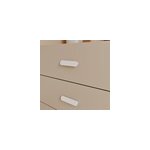 Poign�e de meuble en aluminium chrom� mat, entraxe 96 mm goodhome minzh