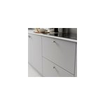 Poignée de meuble de cuisine goodhome annatto effet inox l. 5 cm, 2 pièces Poignée de meuble de cuisine goodhome annatto effet inox l. 5 cm, 2 pièces
