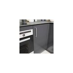 Poignée de meuble de cuisine goodhome golpar effet inox l. 16, 9 cm, 2 pièces Poignée de meuble de cuisine goodhome golpar effet inox l. 16, 9 cm, 2 pièces