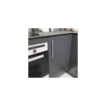 Poignée de meuble de cuisine goodhome golpar effet inox l. 23, 3 cm, 2 pièces Poignée de meuble de cuisine goodhome golpar effet inox l. 23, 3 cm, 2 pièces