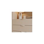 Poign�e de meuble invisible blanc, entraxe 96 mm goodhome mehaban