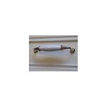 Poigne de meuble n ud goodhome porcelaine vras dor brillant l. 14. 2cm x h. 2cm x p. 3. 7cm