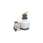 Pompe de filtration à sable + diffuseur chemconnect bestway piscines hors sol 11355 l / h Pompe de filtration à sable + diffuseur chemconnect bestway piscines hors sol 11355 l / h