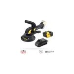 Ponceuse  pltre sans fil peugeot energysand - 18vbl - asp 150 mm 18v - 5ah + 6 abrasifs
