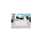 Portail aluminium nazaré blanc - 350 x h. 163, 4 cm Portail aluminium nazaré blanc - 350 x h. 163, 4 cm