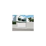 Portail coulissant aluminium nazaré blanc - 310 x h. 163, 4 cm Portail coulissant aluminium nazaré blanc - 310 x h. 163, 4 cm