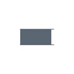 Portail coulissant motoris chalon 350x184, 6 cm gris anthracite 7016 jardimat