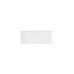 Portail coulissant motoris� frejus arbre 400x166, 8 cm blanc 9016 jardimat