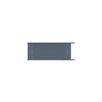 Portail coulissant motoris� frejus double onde 350x166, 8 cm gris anthracite 7016 jardimat