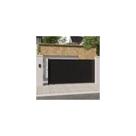Portail coulissant aluminium neva klikstrom + motorisation somfy l. 410 x h. 168 cm gris anthracite ral ... Portail coulissant aluminium neva klikstrom + motorisation somfy l. 410 x h. 168 cm gris anthracite ral ...