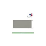 Portail jardimat coulissant aluminium alpes gris quartz - 350 x h. 160 cm