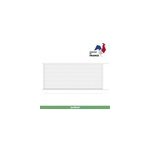 Portail jardimat coulissant aluminium chalon blanc 9016 - 350 x h. 162 cm