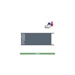 Portail jardimat coulissant aluminium frejus gris anthracite - 350 x h. 145 cm