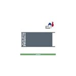 Portail jardimat coulissant aluminium frejus tropical gris anthracite - 350 x h. 170 cm