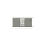 Portail jardimat coulissant aluminium neva 3 gris 7039 - 350 x h. 174 cm Portail jardimat coulissant aluminium neva 3 gris 7039 - 350 x h. 174 cm