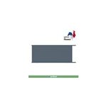 Portail jardimat coulissant motoris aluminium alpes gris anthracite - 400 x h. 160 cm