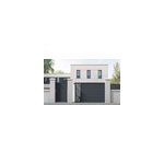 Portail jardimat coulissant motoris aluminium frjus gris - 350 x h. 170 cm