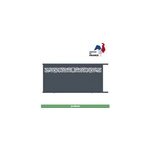Portail jardimat coulissant motoris aluminium neva 2 gris 7021 - 350 x h. 174 cm