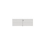 Portail jardimat pvc arènes blanc 9016 - 300 x h. 140 cm Portail jardimat pvc arènes blanc 9016 - 300 x h. 140 cm