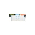 Portail pvc salagou blanc l. 3, 50 x h. 1, 5 m Portail pvc salagou blanc l. 3, 50 x h. 1, 5 m