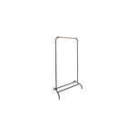 Portant simple en acier noir l. 82 x h. 151 cm 5five