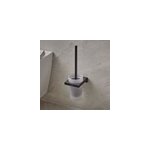 Porte - brosse wc mural noir mat hansgrohe