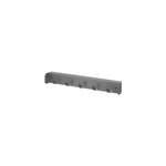 Porte cravates coulissant en acier gris goodhome atomia 5 crochets