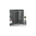 Porte de douche en angle blanc galedo spot 90 x 90cm Porte de douche en angle blanc galedo spot 90 x 90cm