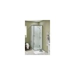 Porte de douche en angle cooke & lewis zilia transparent 80 cm