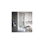 Portes de douche angle droit cooke & lewis onega s�rigraphi� 70 x 70 cm