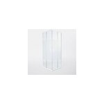 Portes de douche angle droit cooke & lewis onega s�rigraphi� 80 x 80 cm