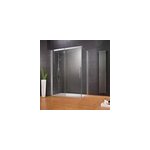 Porte de douche coulissante avec paroi latérale ouverture gauche l. 120 + 90xh. 200 cm verre anticalcaire, ... Porte de douche coulissante avec paroi latérale ouverture gauche l. 120 + 90xh. 200 cm verre anticalcaire, ...