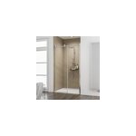 Porte de douche coulissante l. 120 x h. 200 cm, verre transparent anticalcaire, profil� chrom�, schulte ...