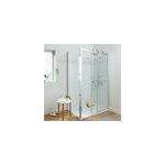Porte de douche coulissante goodhome naya transparent 120 cm