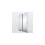 Portes de douche coulissantes zilia verre fum l. 140 x h. 200 cm