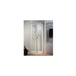 Porte de douche pliante 80 cm alu, schulte phoenix