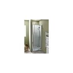 Porte de douche semi pivotante goodhome naya transparent 80 cm