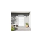 Porte d'entre fortia alu blanc ral 9003 cecina 96 x h. 218 cm poussant droit