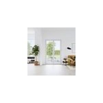 Porte fen�tre pvc 2 vantaux goodhome blanc - l. 120 x h. 205 cm, tirant droit