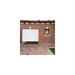 Porte de garage enroulable alu blanche RAL 9003 240 x h.200 cm