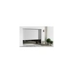 Porte de garage enroulable motoris�e en aluminium protecta agathe blanche - l. 240 x h. 200 cm (pr� - ...