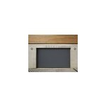 Porte de garage motoris�e enroulable aluminium ambre gris h. 223 x l. 253, 2 cm protecta