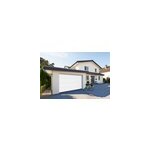 Porte de garage sectionnelle acier hormann blanc ral 9016 matt deluxe - l. 237, 5 x h. 200 cm - motorise ...