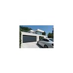 Porte de garage sectionnelle acier hormann planar gris anthracite ral 7016 matt deluxe - l. 250 x h. ...