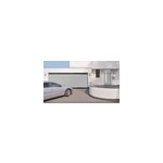 Porte de garage sectionnelle acier hormann woodgrain blanc aluminium ral 9006 - l. 237, 5 x h. 212, 5 ...
