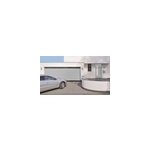 Porte de garage sectionnelle acier hormann woodgrain blanc aluminium ral 9006 - l. 250 x h. 200 cm - ...