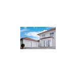 Porte de garage sectionnelle acier hormann woodgrain blanc trafic ral 9016 - l. 237, 5 x h. 200 cm - ...