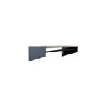 Porte - manteau mural avec �tag�re et penderie en m�tal noir et effet bois l. 90 cm homesight steff
