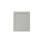 Porte de meuble de cuisine garcinia gris ciment mat l. 60 cm x h. 72 cm goodhome